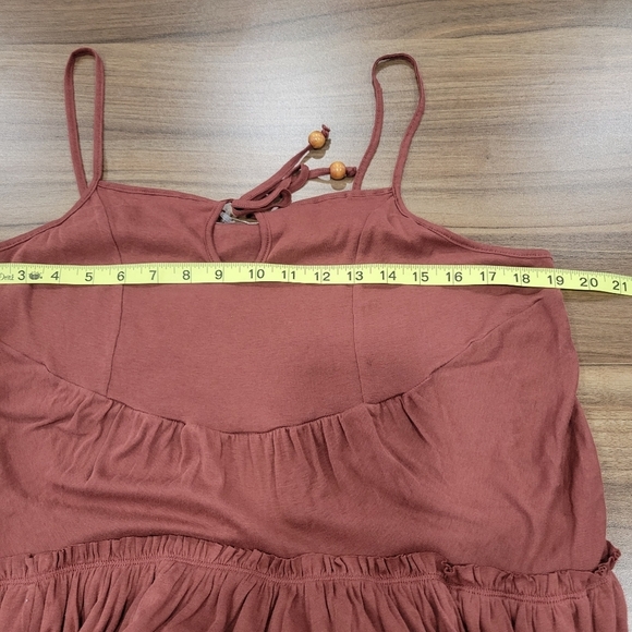 NWOT Free People Beach Burnt Henna Mini Dress Size XS - Picture 5 of 11
